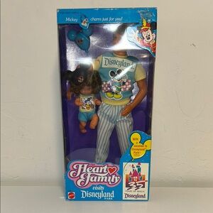 The Heart Family Visits Disneyland Park Dad and Son NRFB